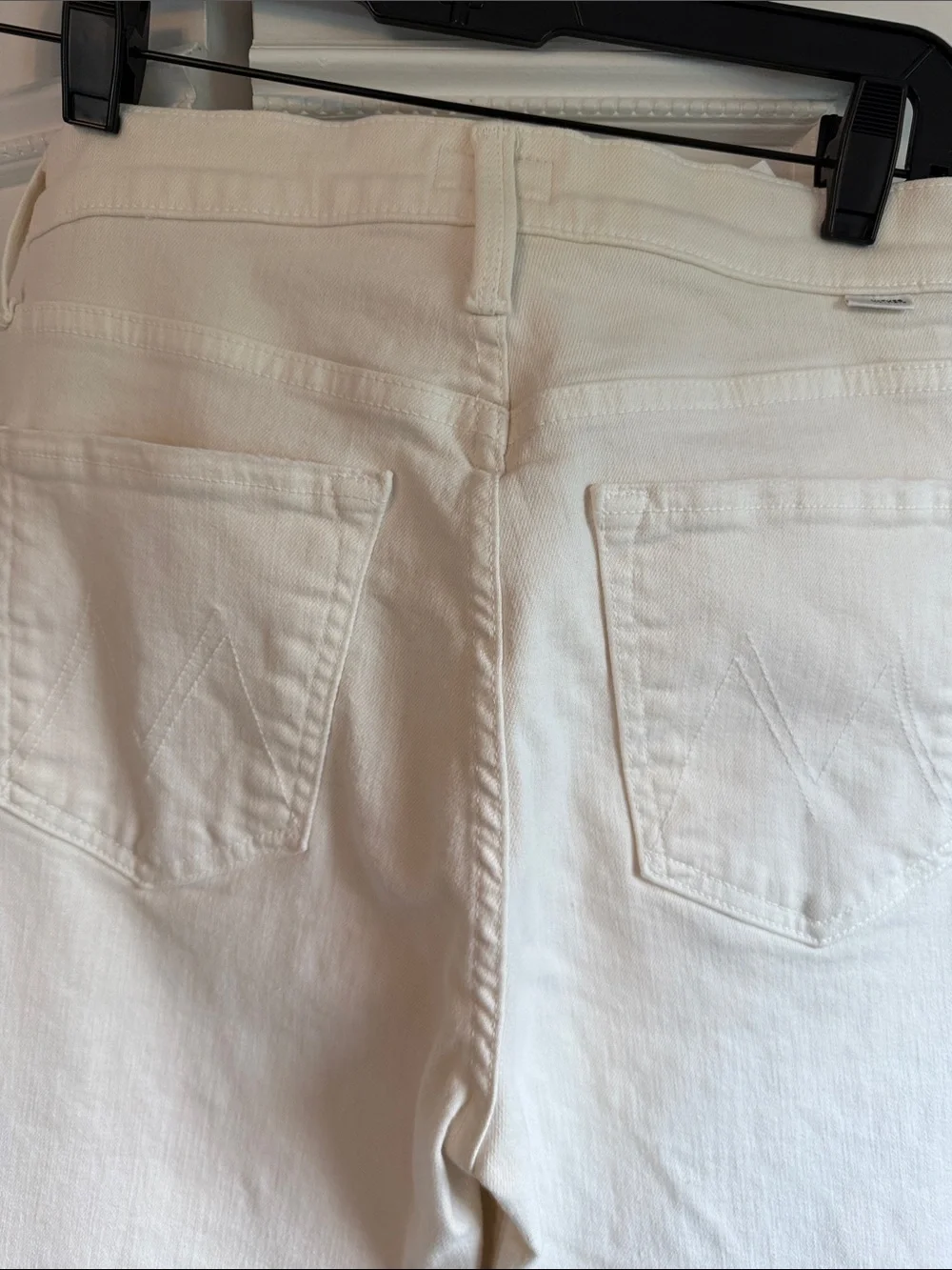 MOTHER The Rambler Zip Ankle in color Cream Puff - Picture 2 of 2